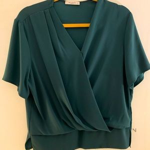 MM LaFleur Antonia Top, XL, Mossy Green Color